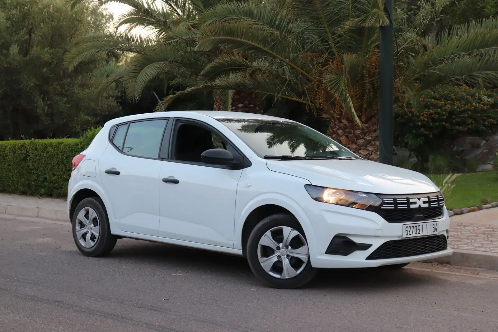 Dacia Sandero 2025 available to rent in Morocco